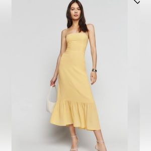 Reformation Arta Dress in Sunshine